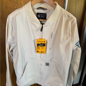 Carhartt Relaxed Fit Jacket in Cream